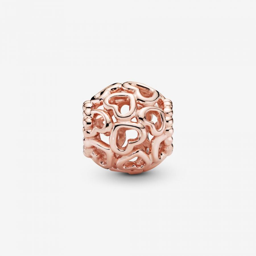 Rose Charm Herzstrudel All-Over Herzen