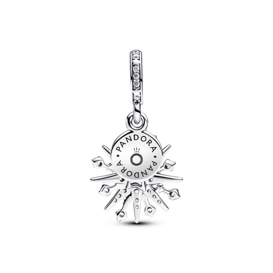 Charm-Anhänger Funkelndes Feuerwerk Sterling-Silber