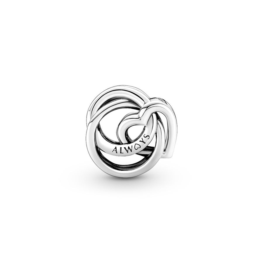 Charm Familie Für Immer Verschlungenes Herz Sterling-Silber