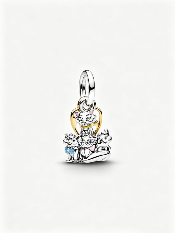 Aristocats Duchess & Kätzchen Charm-Anhänger