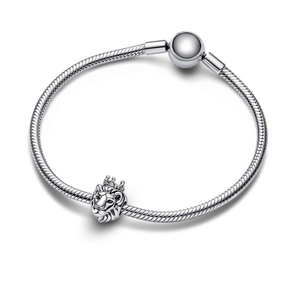 Charm Königlicher Löwe Zirkonia Sterling-Silber