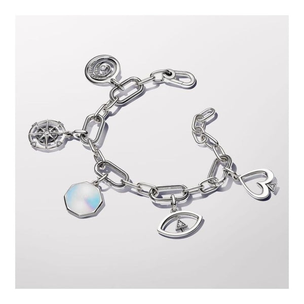 Armband Fünf Aufklappbare Links Silber