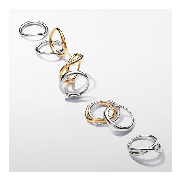 Essence Bandring Organisch Geformt Silber