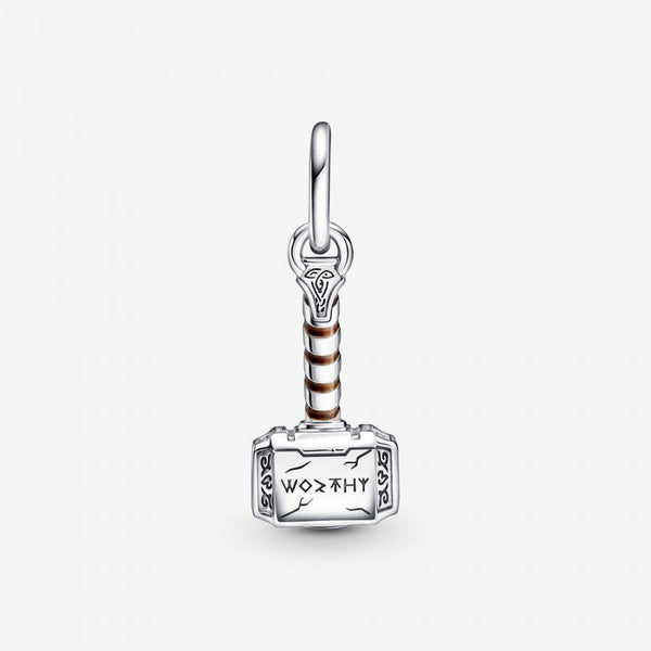 Charm-Anhänger The Avengers Thors Hammer Silber