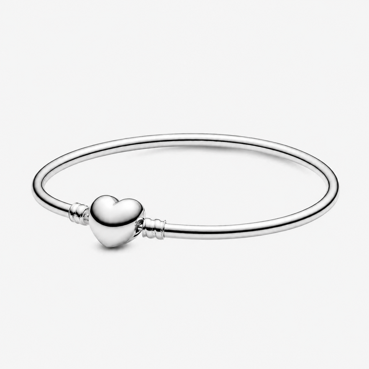 Armreif Moments Herzverschluss Silber Hauptbild