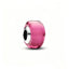 Mini-Charm Rosafarbenes Murano-Glas Sterling-Silber