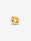 Buchstabe D Alphabet -Mini-Charm 14 Karat Vergoldung