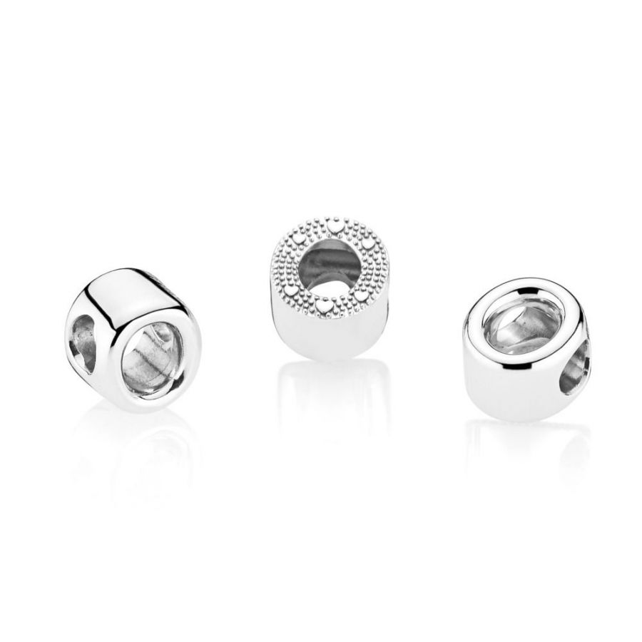 Charm Buchstabe Letter O Silber Zweitbild