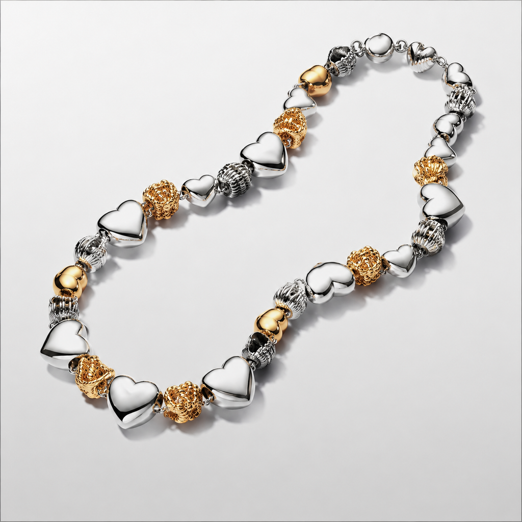 Medaillon-Charm Biene Zirkonia Sterling-Silber Vergoldet