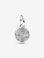 Gravierbares Mini-Medaillon-Charm Sterling-Silber