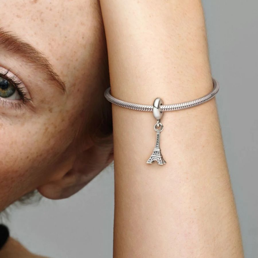 Charm-Anhänger Eifelturm Paris Sterling-Silber Zweitbild