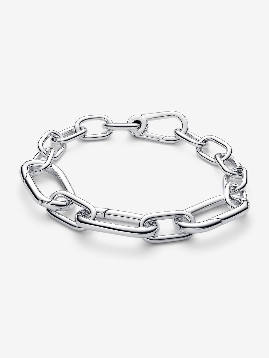 Auffälliges Gliederketten-Armband Sterling-Silber