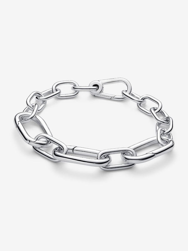 Auffälliges Gliederketten-Armband Sterling-Silber