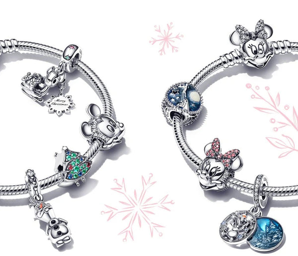 Charm Minnie Maus Gepunktetes Kleid und Schleife