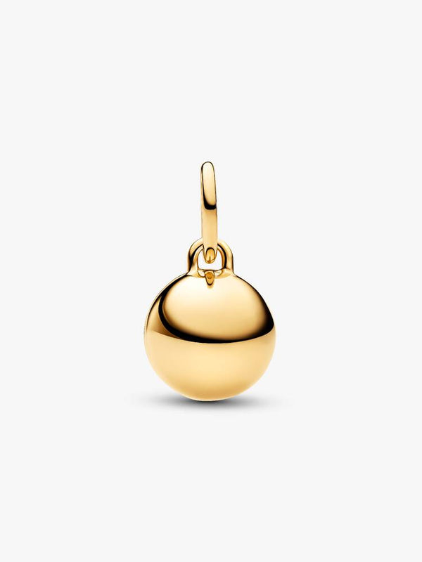 Mum Kugel-Charm 14 Karat Vergoldung