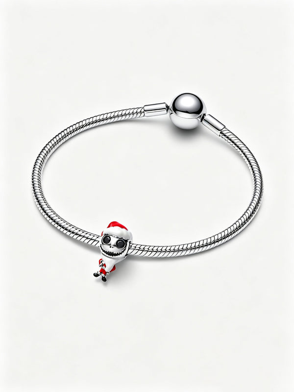 Nightmare Before Christmas Jack Skellington Charm Sterling-Silber