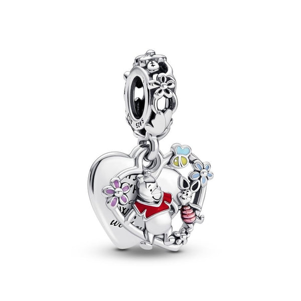 Charm-Anhänger Winnie Puuh Ferkel Sterling-Silber