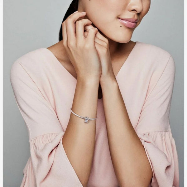 Charm Japanischer Akita Inu Hund Silber