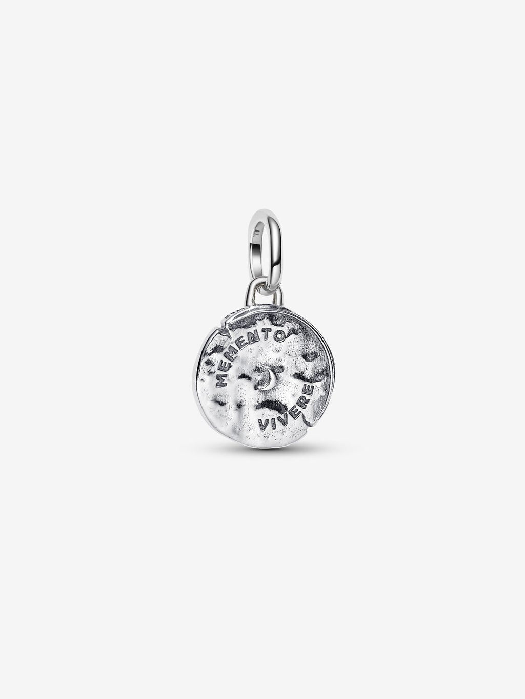 Schlange Unendlichkeitsmedaillon-Charm Sterling-Silber