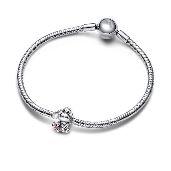 Charm Winnie Puuh I-Ah Schleife Sterling-Silber
