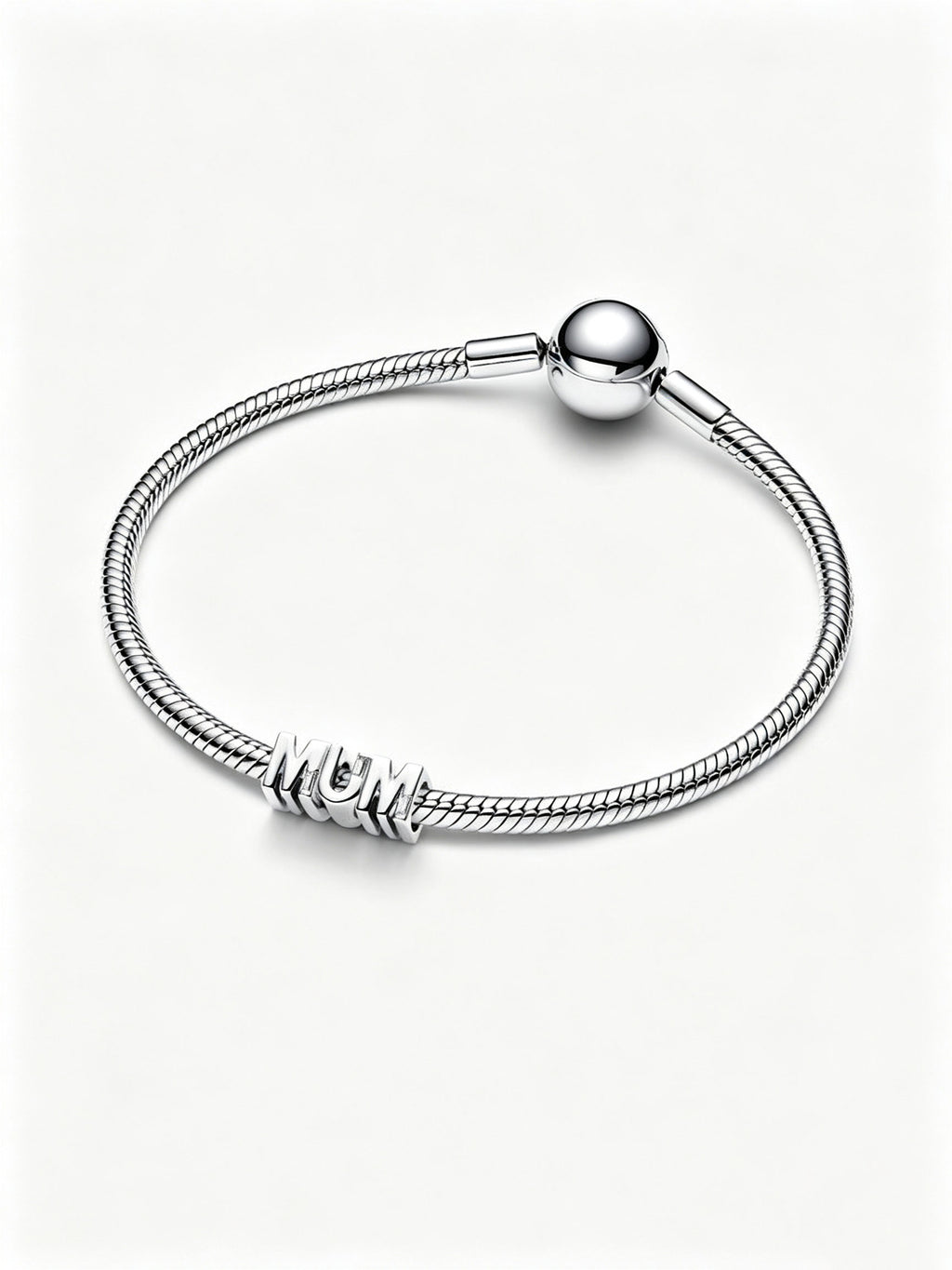 Wendbares Mum-Charm Sterling-Silber