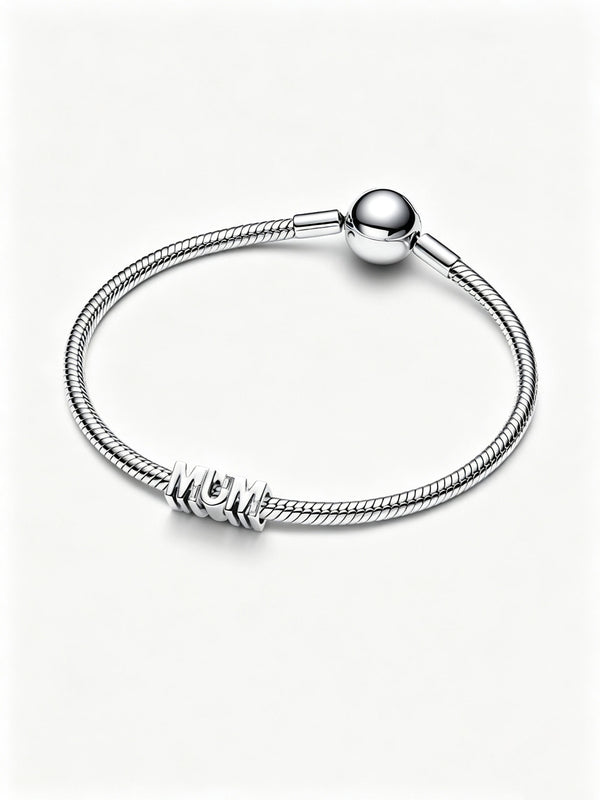 Wendbares Mum-Charm Sterling-Silber