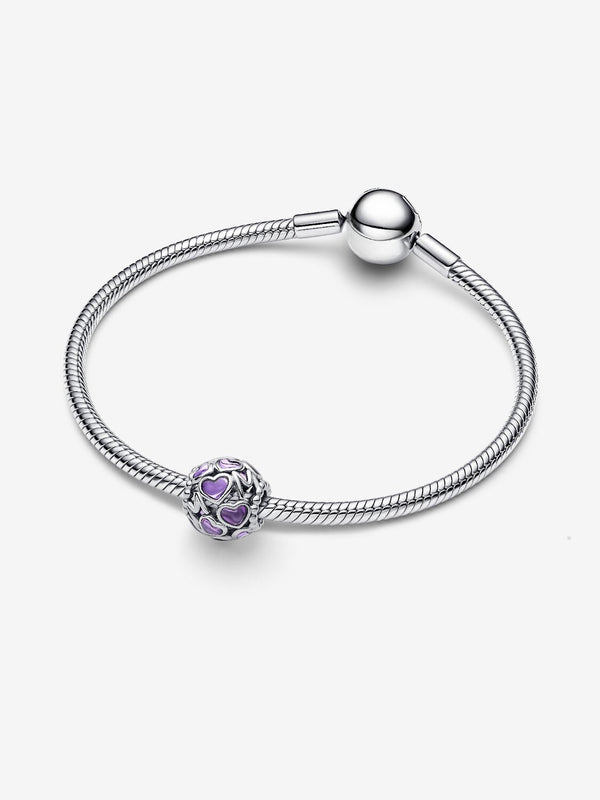 Offen gearbeitete Herzen Mum-Charm