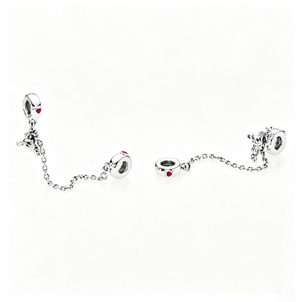 797173CZR Komfortkette Climbing Mickey Silber 5 cm
