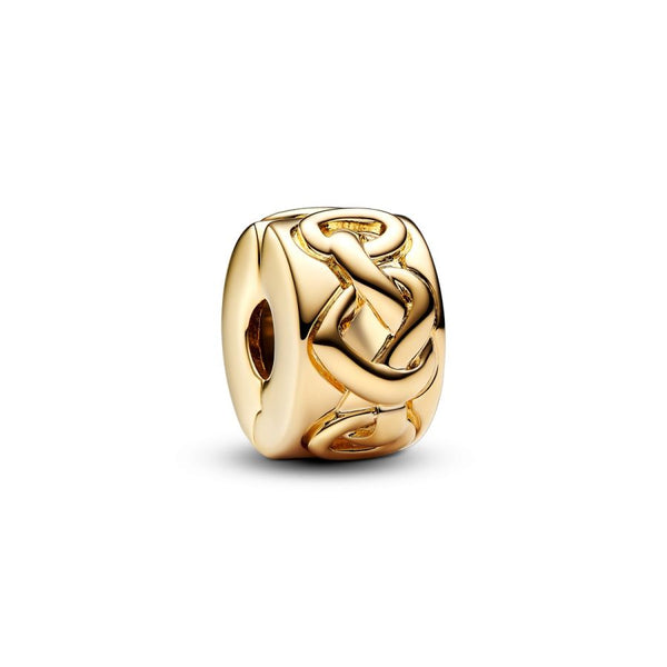 Clip Charm Liebesknoten Vergoldet