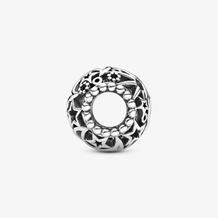 Charm Sonne Mond & Sterne Silber Zweitbild