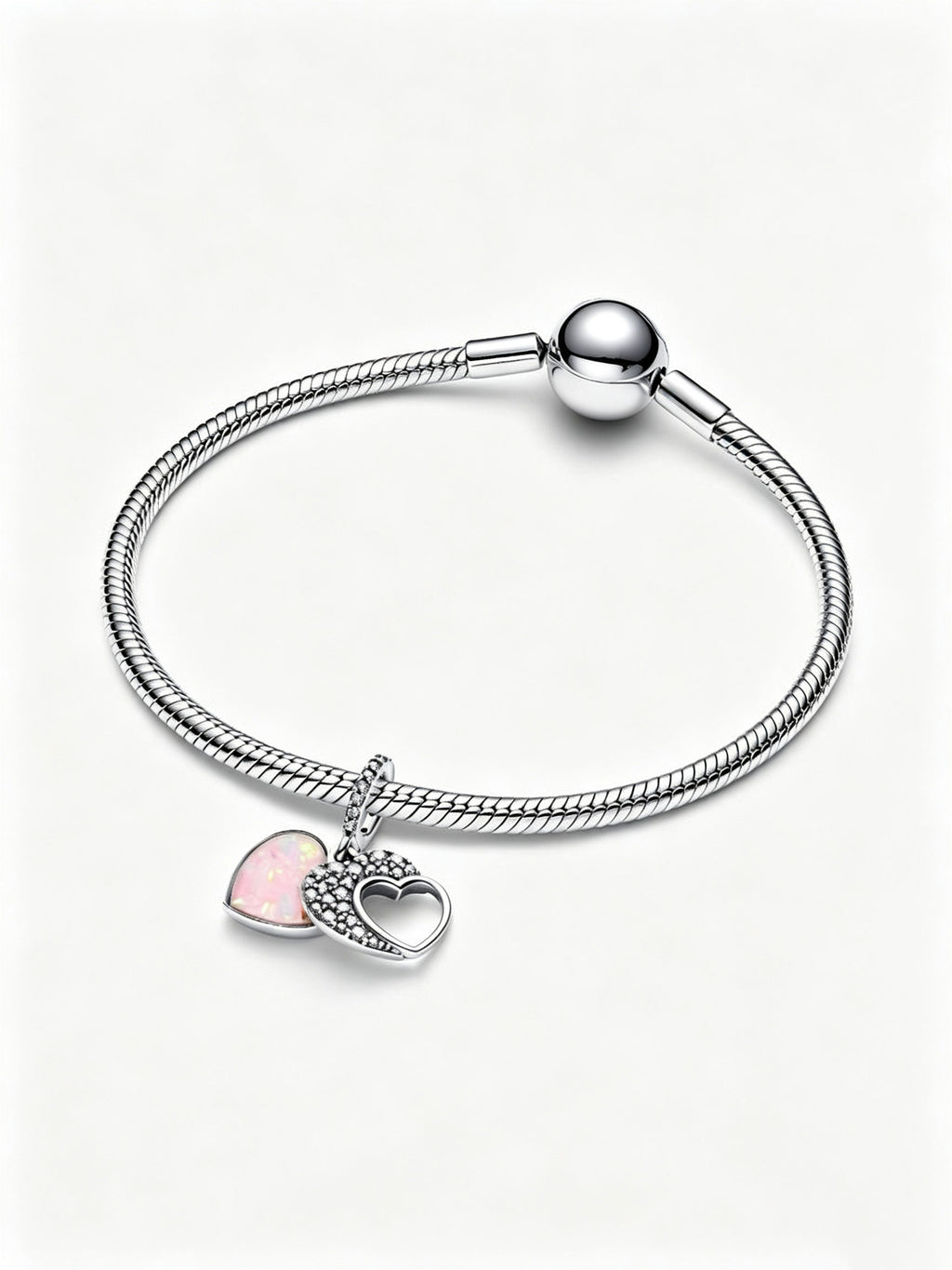 Beautiful Mother Doppelter Charm-Anhänger Sterling-Silber