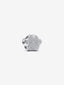 Strukturierte Pfote Mini-Charm Sterling-Silber