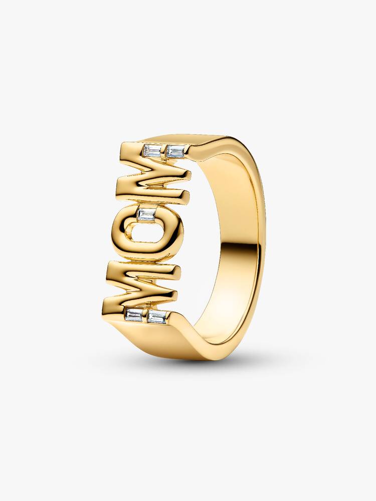 Siegelring Mom 14 Karat Vergoldung Hauptbild