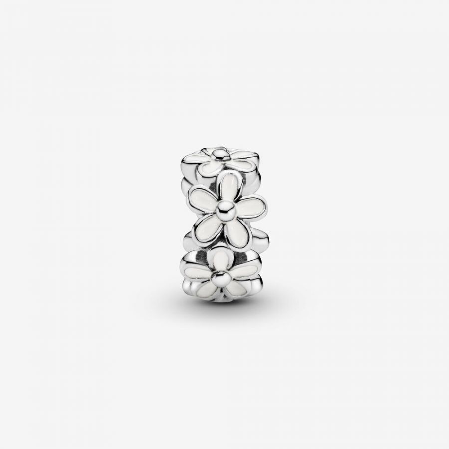 Charm Zwischenelement Weiße Gänseblümchen Zweitbild