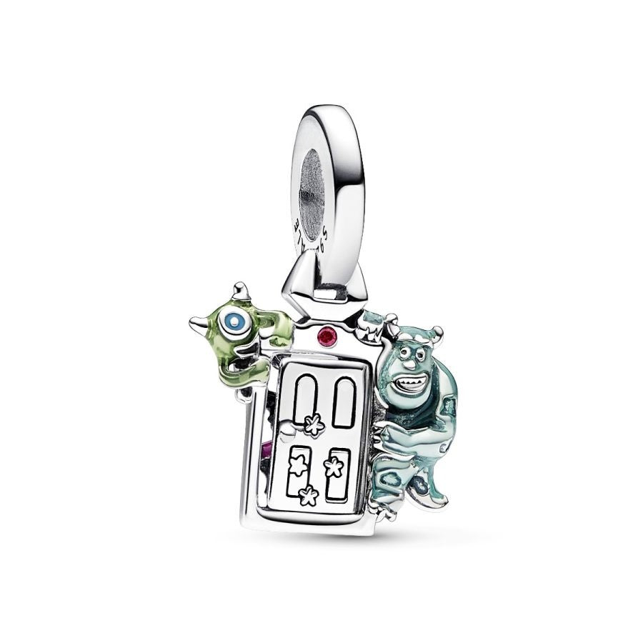 Charm-Anhänger Pixar Die Monster AG Tür Sterling-Silber