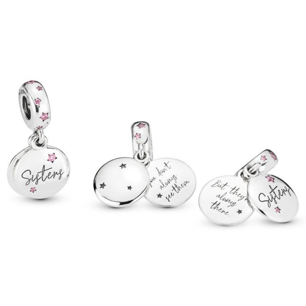 Charm-Anhänger Forever Sisters Sterling-Silber
