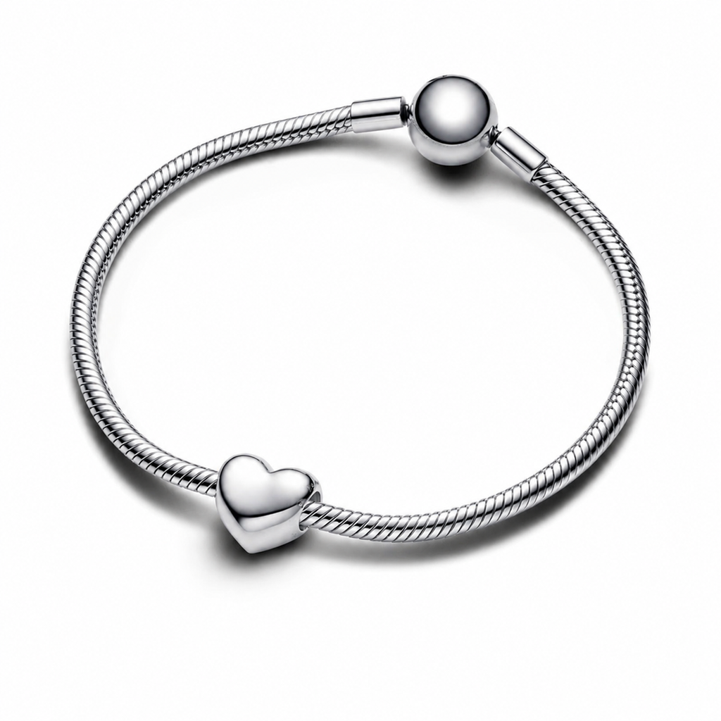 Charm Be Love Gravierbares Herz Mini Silber