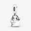 Charm-Anhänger Einkaufstasche Sterling-Silber