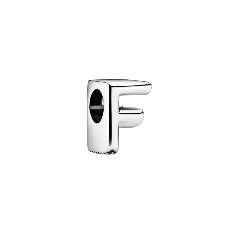 Charm Buchstabe Letter F Silber Hauptbild
