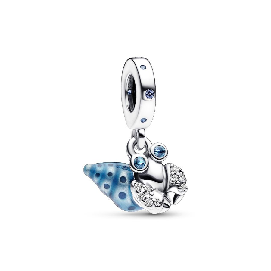 Charm-Anhänger Glow In The Dark Einsiedlerkrebs Sterlingsilber