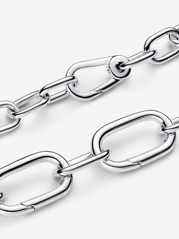 Auffälliges Gliederketten-Armband Sterling-Silber