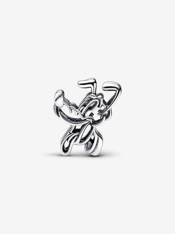 Pluto Offen gearbeiteter Charm Sterling-Silber