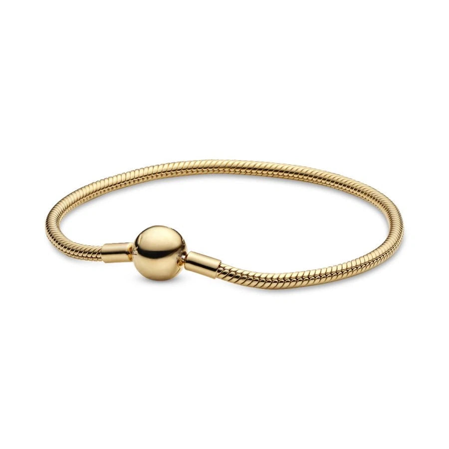 Schlangen-Gliederarmband Vergoldet Hauptbild