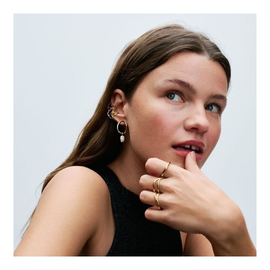 Essence Ear Cuff Einzeln Unendlichkeitszeichen Vergoldet
