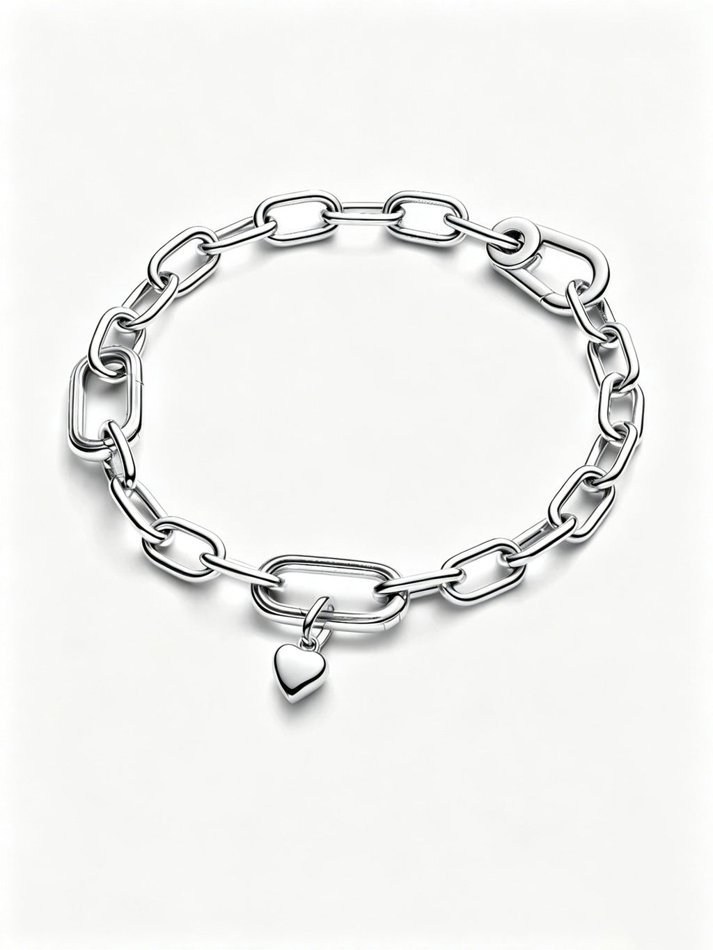 Herz Mini-Charm-Anhänger Sterling-Silber