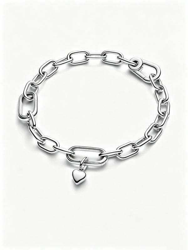 Herz Mini-Charm-Anhänger Sterling-Silber