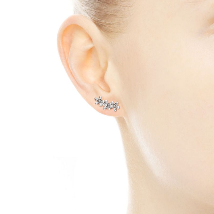 Ohrstecker Gänseblümchen Sterling Silber