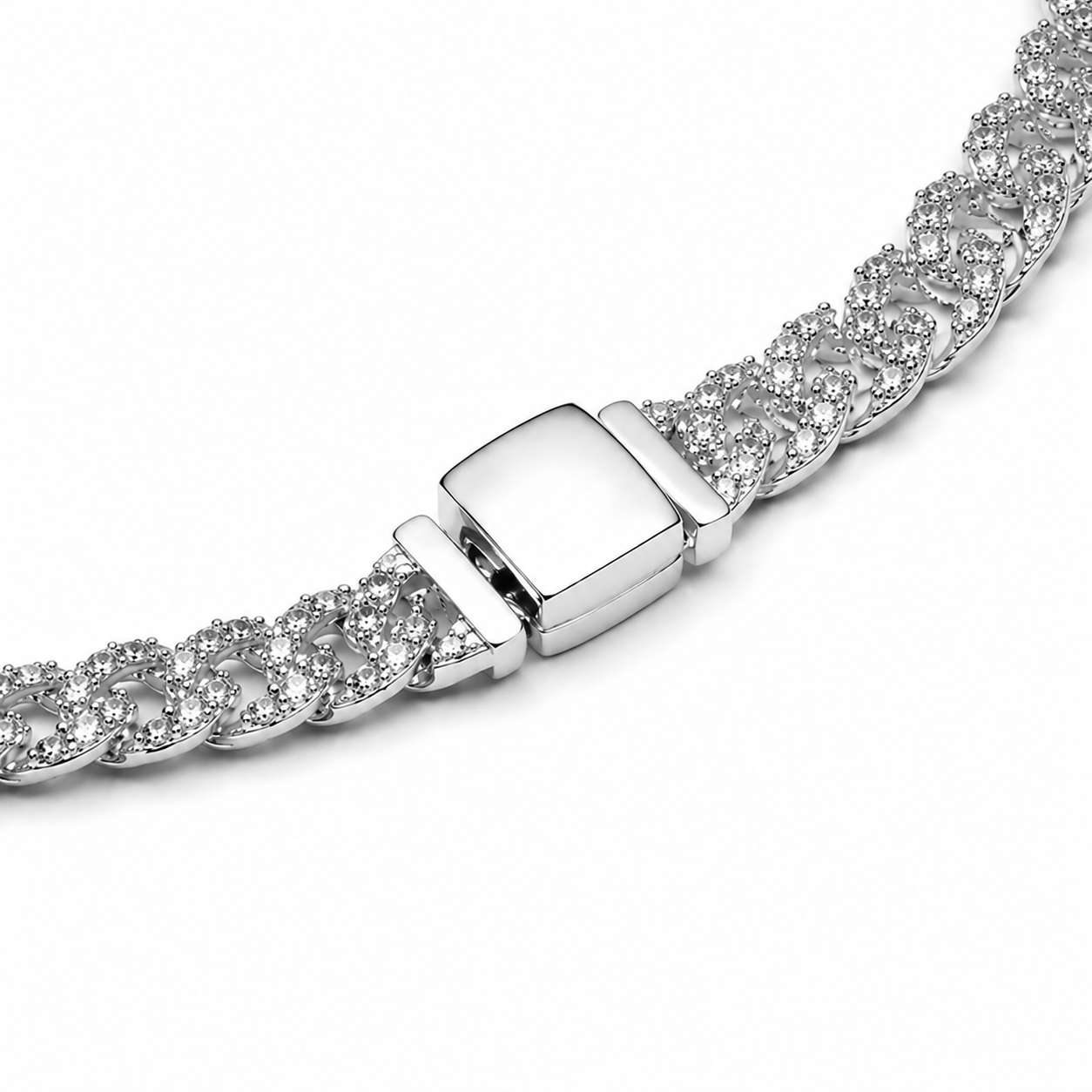 Gliederarmband Timeless Pavé Zirkonia Sterling-Silber