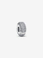 Pavé Clip-Charm Sterling-Silber