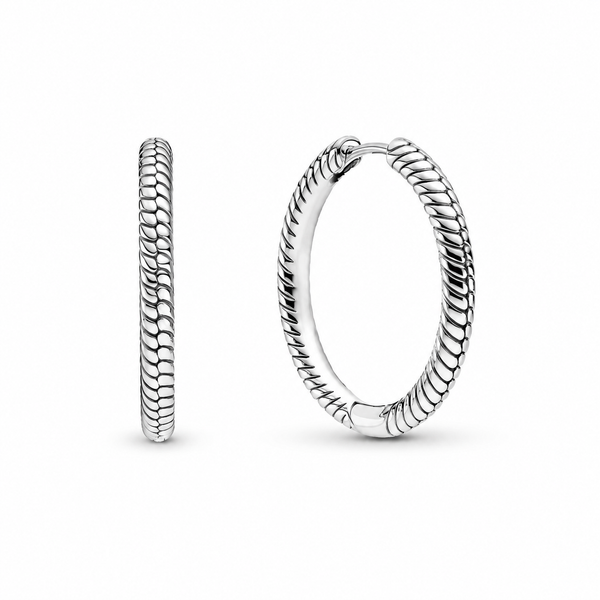 Charm-Creolen Ohrringe Moments Sterling-Silber
